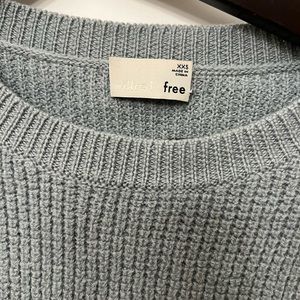 Aritzia baby blue sweater XXS